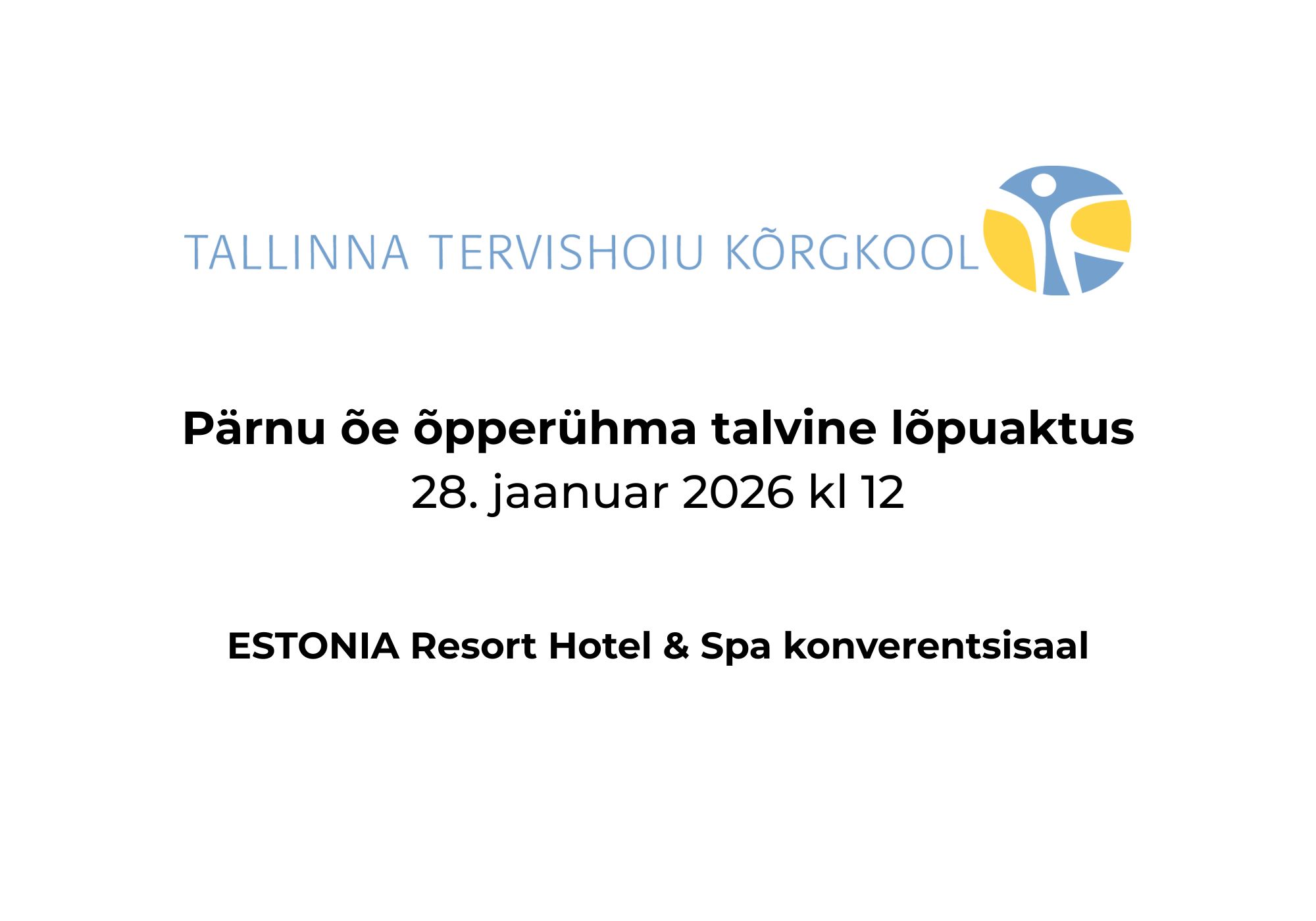 Pärnu õe õpperühma talvine lõpuaktus