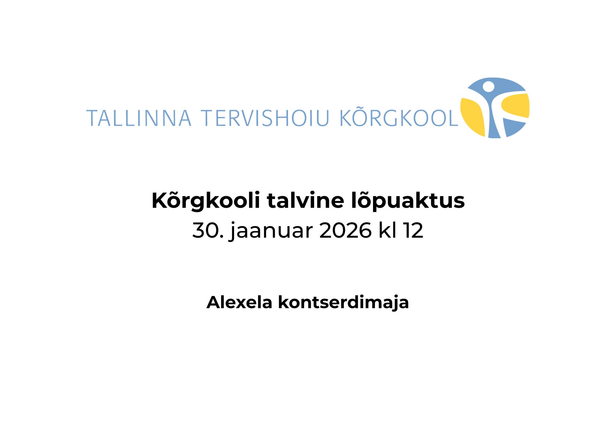 Kõrgkooli talvine lõpuaktus