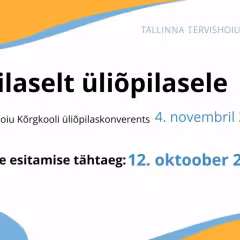 Alanud on abstraktide esitamine 4. novembril 2025 toimuvale üliõpilaskonverentsile