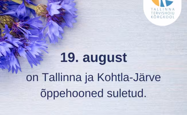 Töökorraldus 19. augustil 2024