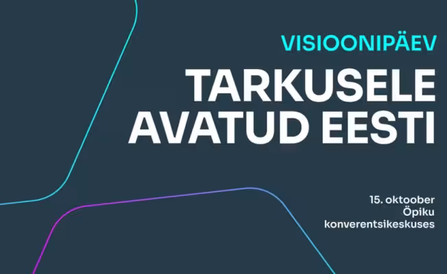 VAATA UUESTI: RKRN-i visioonipäev "Tarkusele avatud Eesti" Öpiku konverentsikeskuses 15. oktoobril