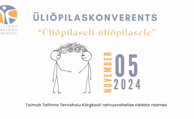 PANE END VALMIS | üliõpilaskonverentsi otseülekanne 5. novembril kõrgkooli aulast