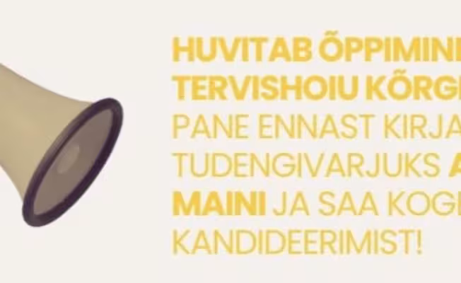 Tule tudengivarjuks Tallinna Tervishoiu Kõrgkooli!