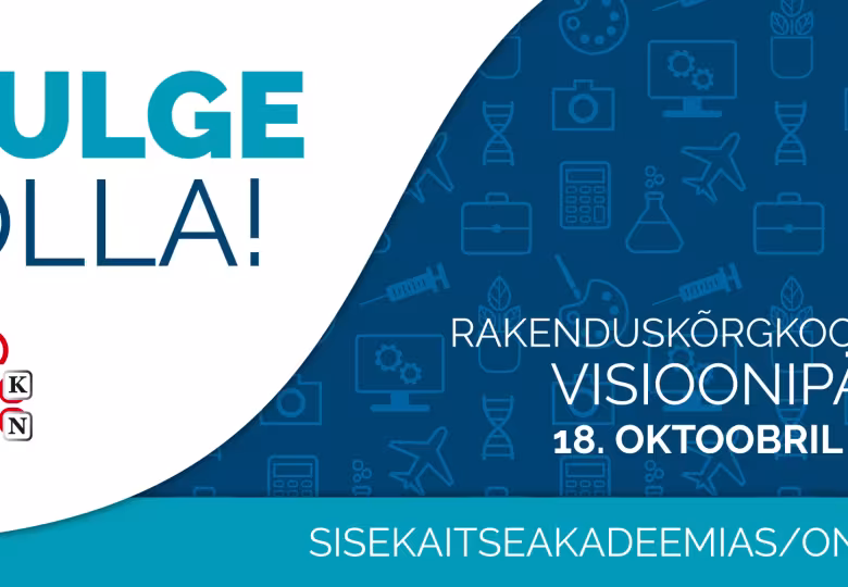 18. oktoobril toimuvat RKNR-i visioonipäeva "JULGE OLLA" saab jälgida ka otseülekandena